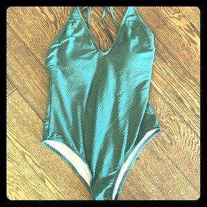 EUC Kona Sol Olive Green One Piece